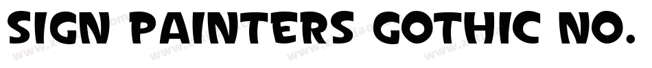 Sign Painters Gothic No. 2 JL字体转换